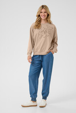 Cream Cream- Crflorin sweatshirt SS25