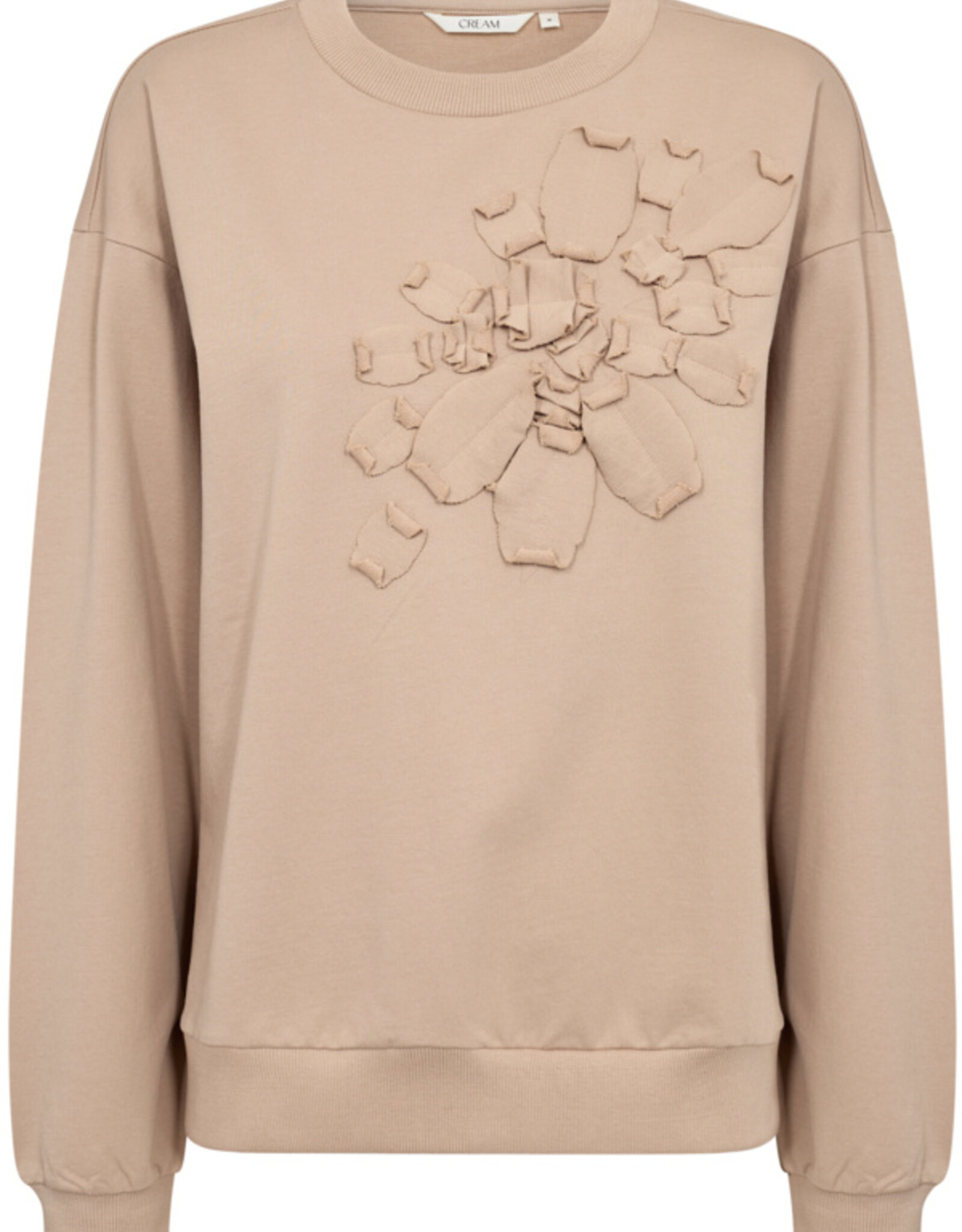 Cream Cream- Crflorin sweatshirt SS25