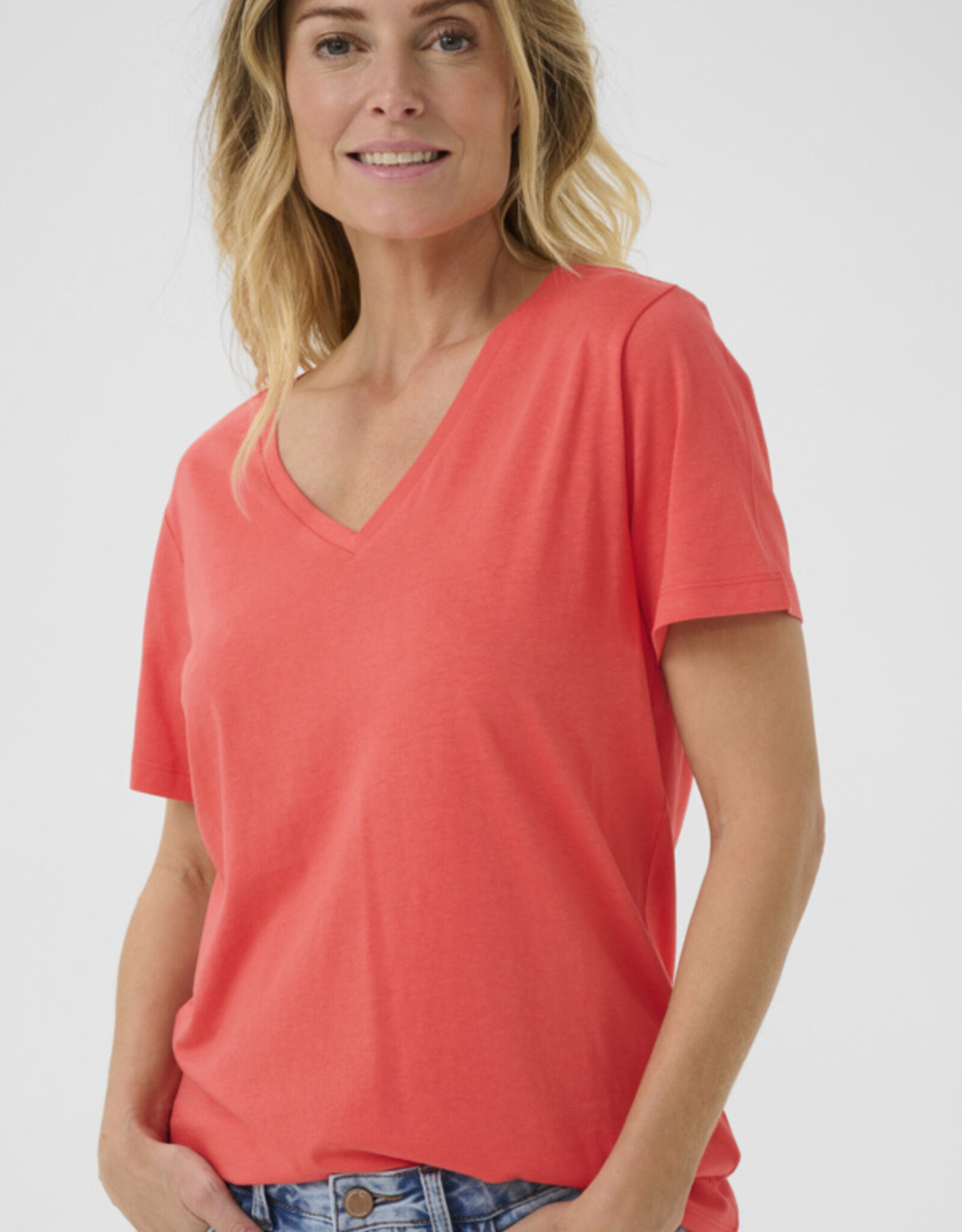 Cream Cream- Naia T-shirt Porcelain rose SS25