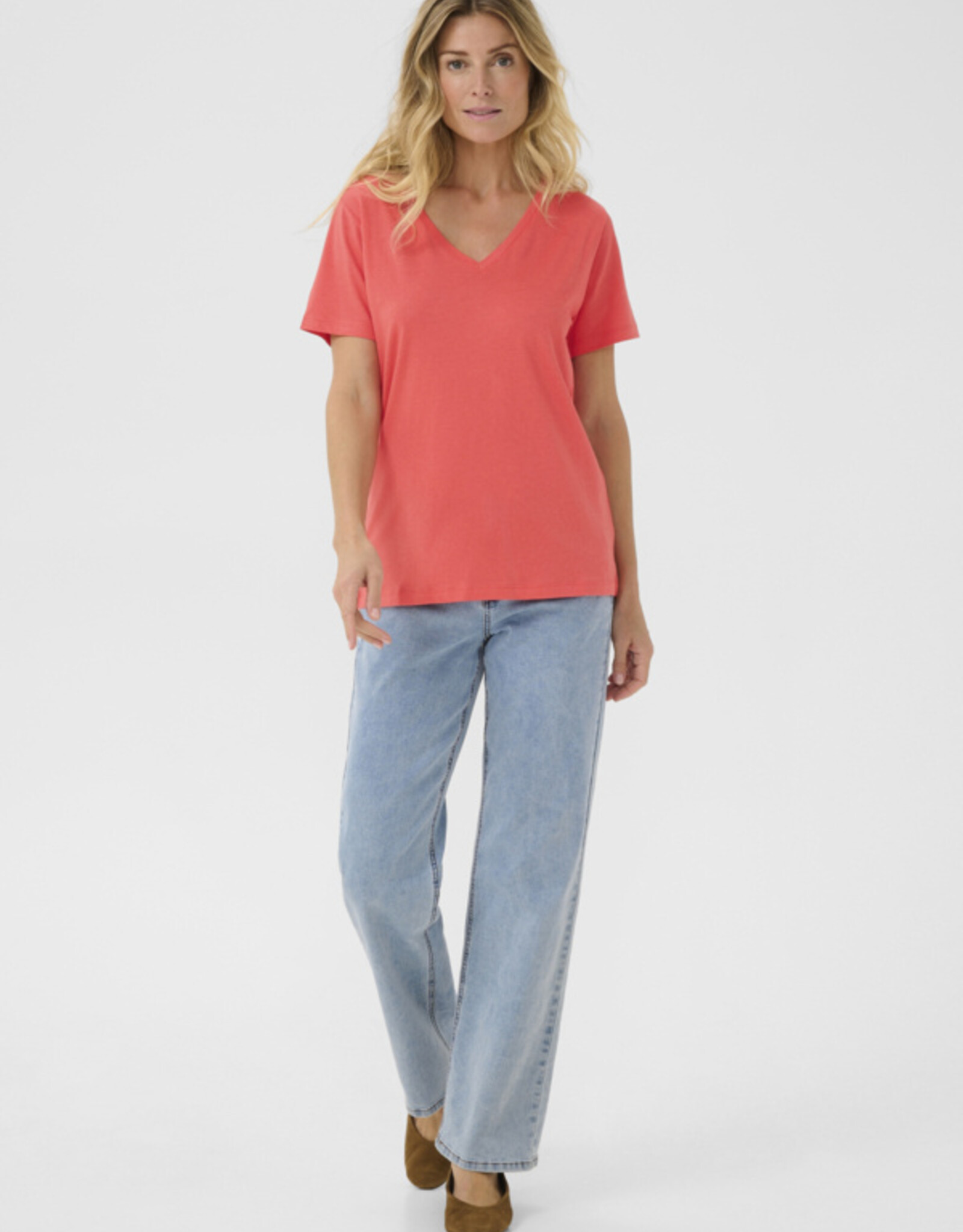 Cream Cream- Naia T-shirt Porcelain rose SS25