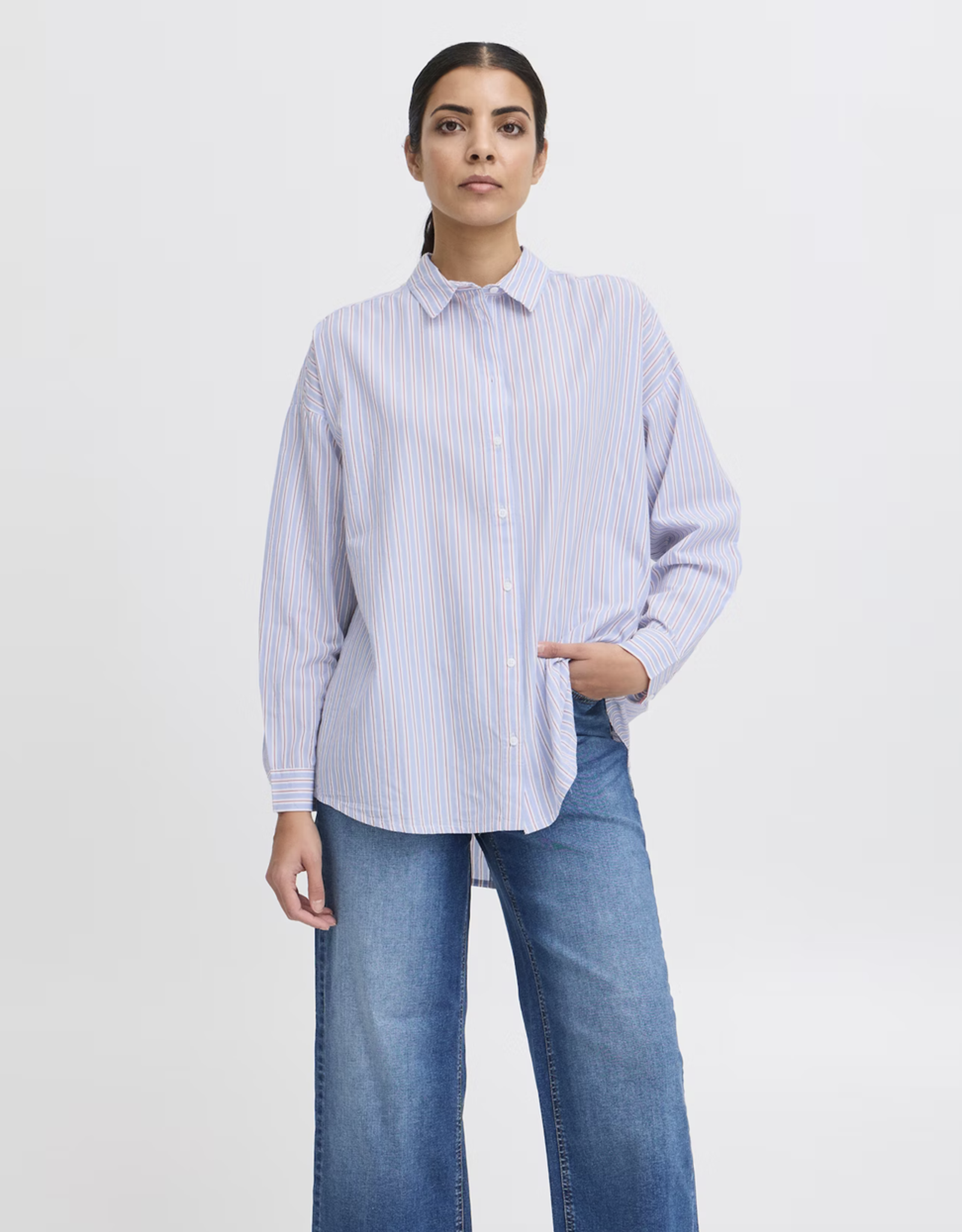 ICHI Ichi-Ihjanex chemise rayée SS25