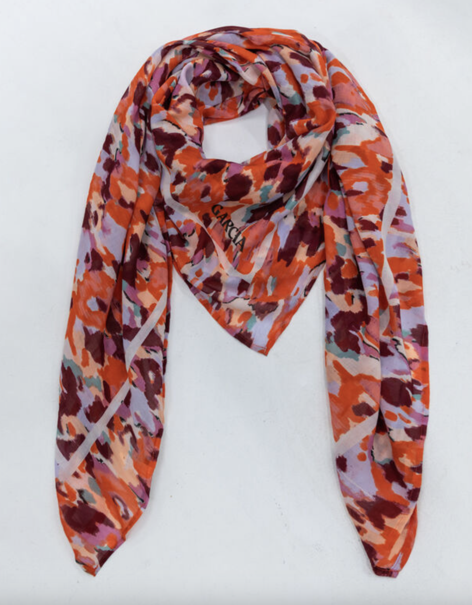Garcia Garcia- C50331 foulard tangerine rouge SS25