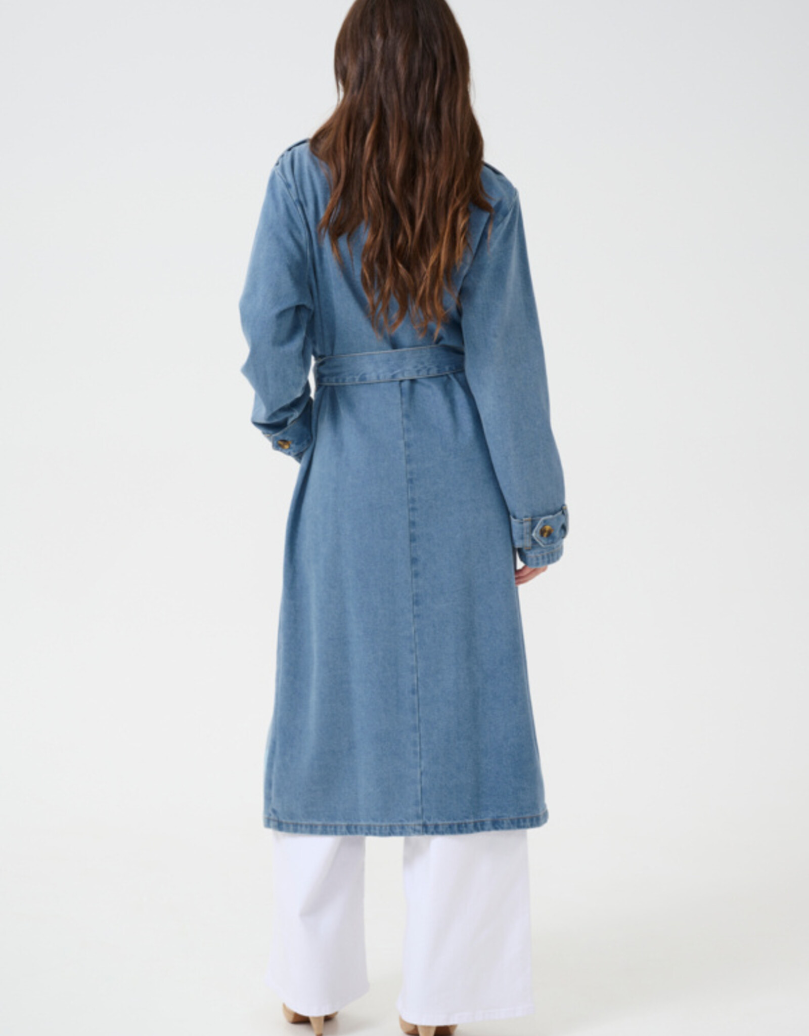 Cream Cream - CRmika denim trenchcoat SS25
