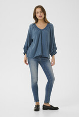 Culture Culture- Cupaly Elina blouse bleue SS25