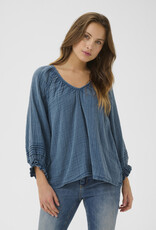 Culture Culture- Cupaly Elina blouse bleue SS25