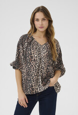 Culture Culture- Cupaly Elina blouse leopard SS25