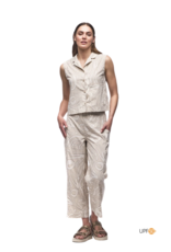 indyeva Indyeva- Pierna printed pantalon Beach cyclone SS25