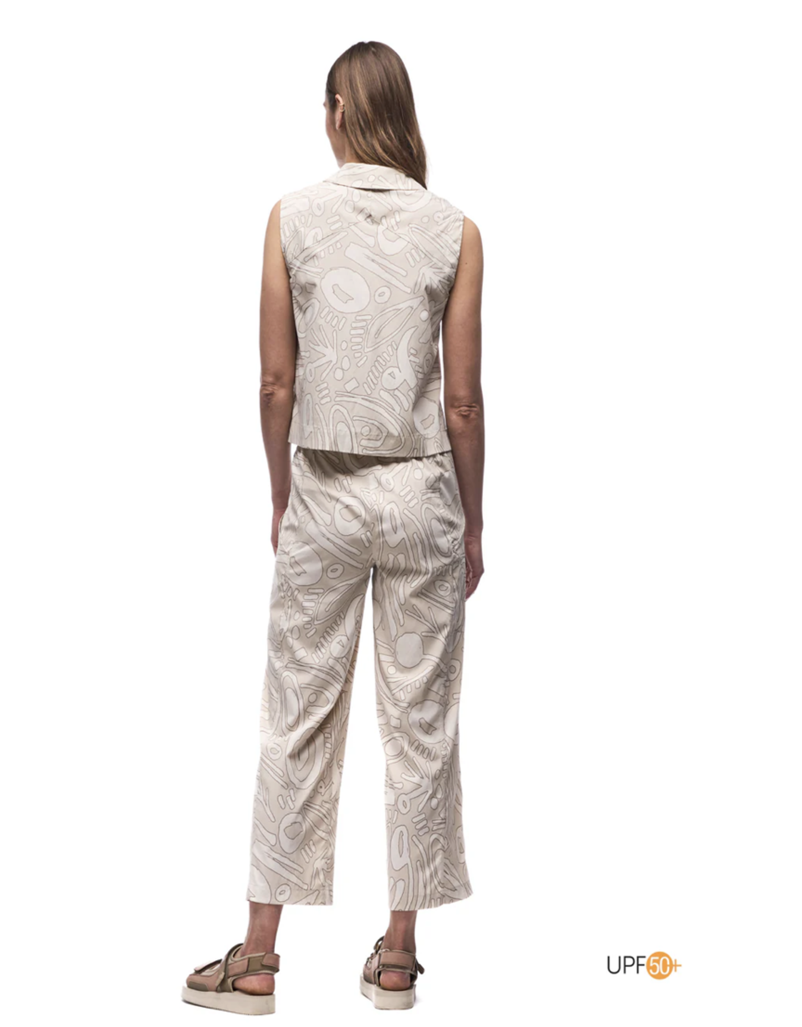 indyeva Indyeva- Pierna printed pantalon Beach cyclone SS25