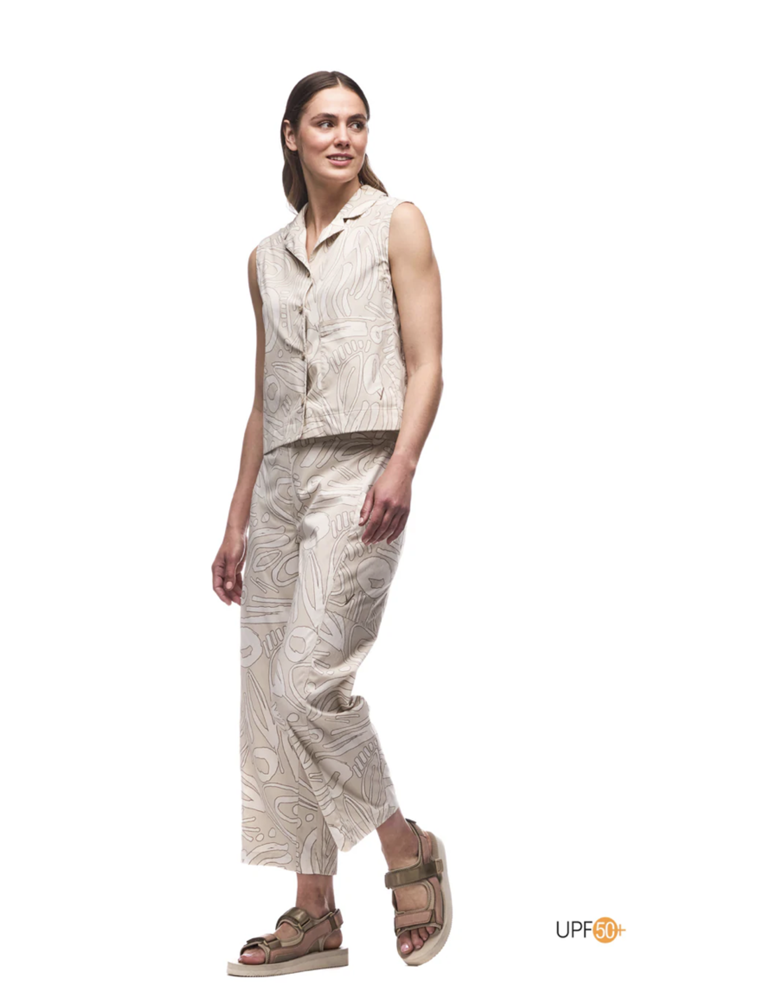 indyeva Indyeva- Pierna printed pantalon Beach cyclone SS25
