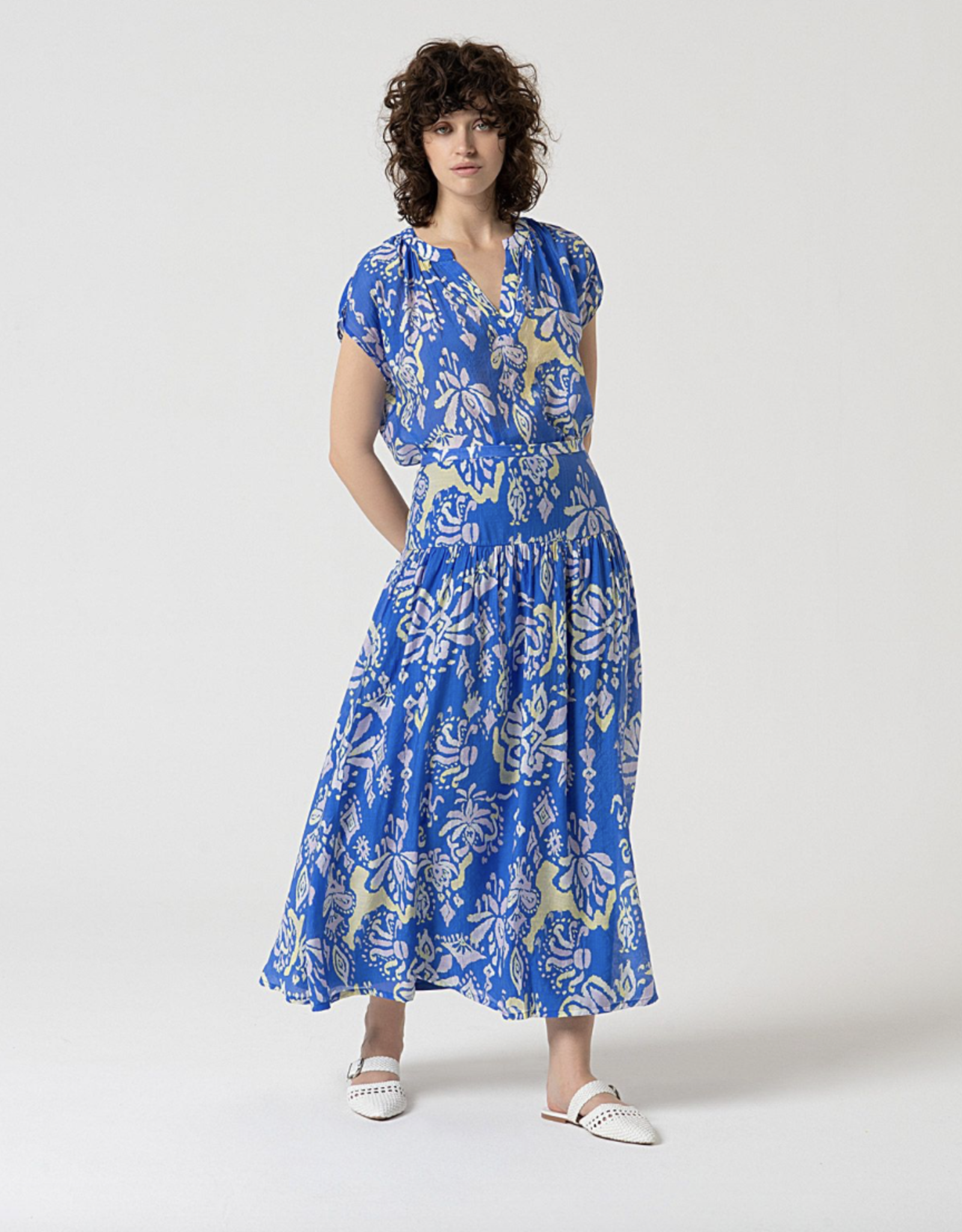 Surkana Surkana - 525ORVI625 Flared Skirt SS25