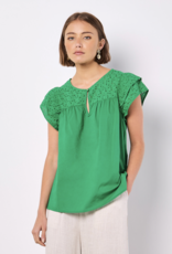 Apricot Apricot- 944220 Broderie yoke cotton Mix top SS25