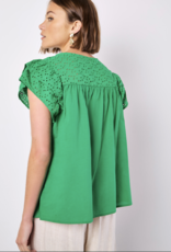 Apricot Apricot- 944220 Broderie yoke cotton Mix top SS25