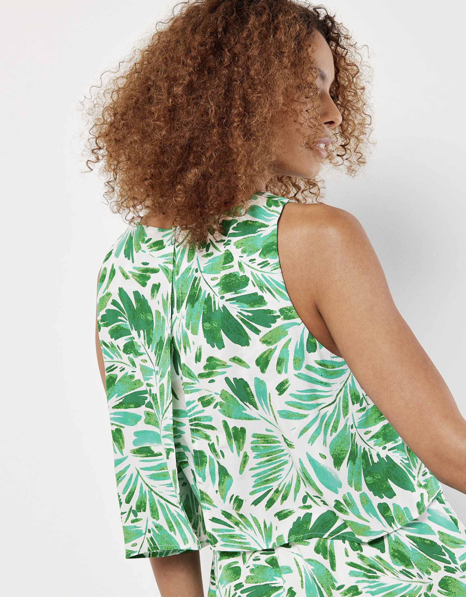 Apricot Apricot-860889  Tropical multi layered dress SS25