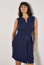 Apricot Apricot-945999 Button through dress with tie SS25