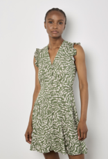 Apricot Apricot-940628 Ruffle short sleeves robe SS25