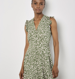 Apricot Apricot-940628 Ruffle short sleeves robe SS25