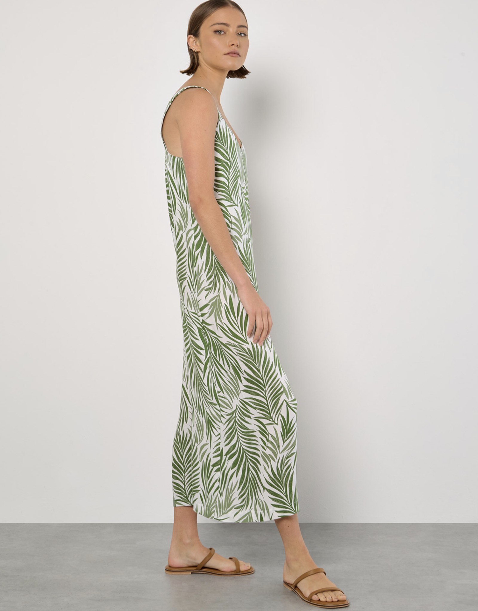 Apricot Apricot-940772 Flowy wide leg jumpsuit SS25