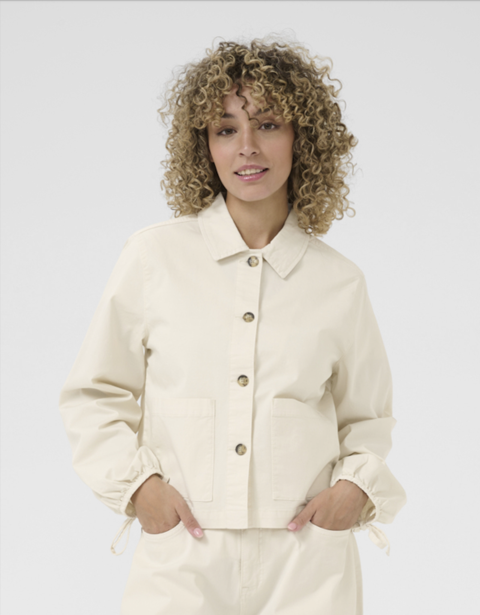 Cream Cream- CrBerta Twill veste SS25