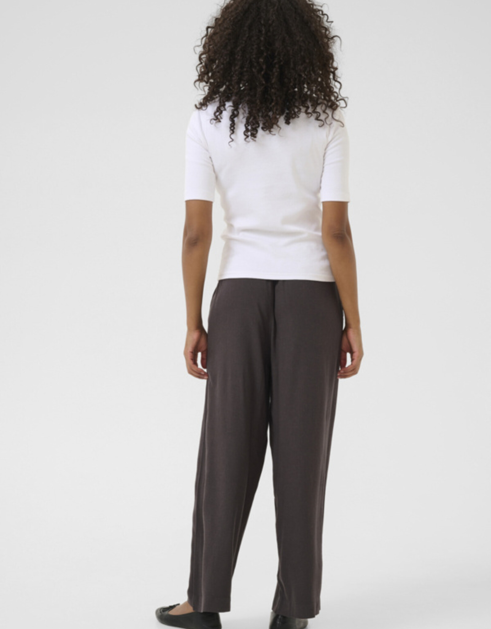 Kaffé Kaffe -KAmilia Cropped Wide Pantalon SS25