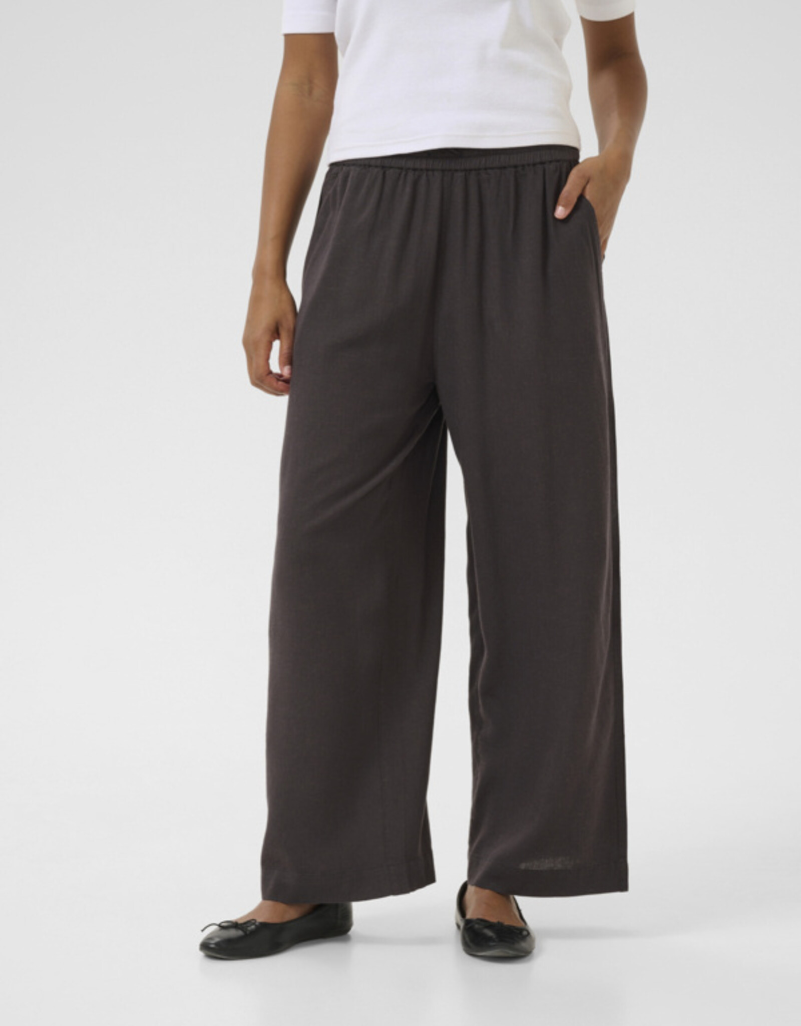 Kaffé Kaffe -KAmilia Cropped Wide Pantalon SS25