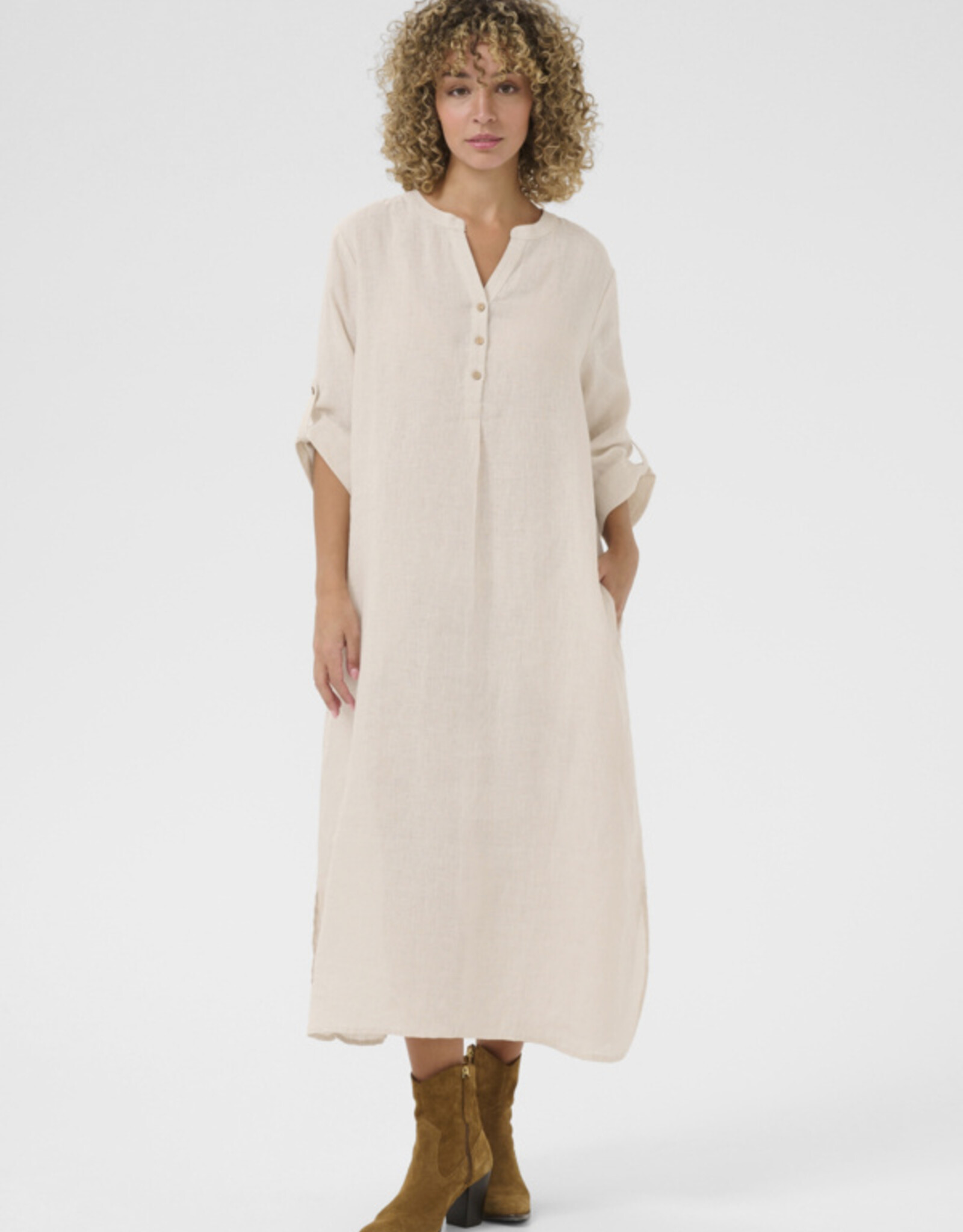 Cream Cream - CRBellis Caftan Crispy Sand Robe SS25