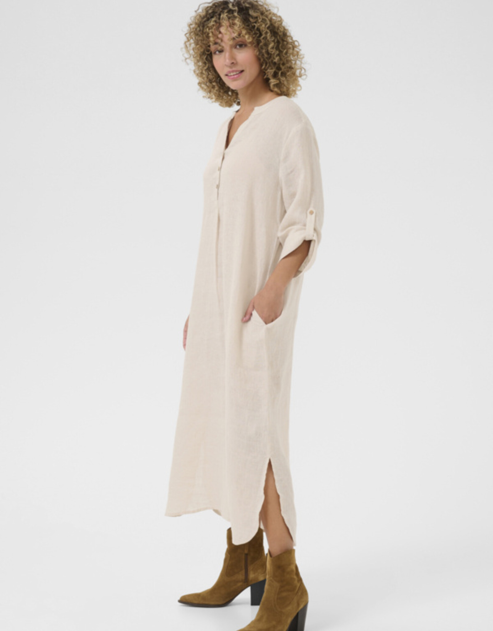 Cream Cream - CRBellis Caftan Crispy Sand Robe SS25