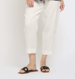 Pistache P-0080 - Linen Barrel Pant SS25