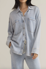 Z Supply Z Supply- Zj231161 All day Knit denim Jacket SS25
