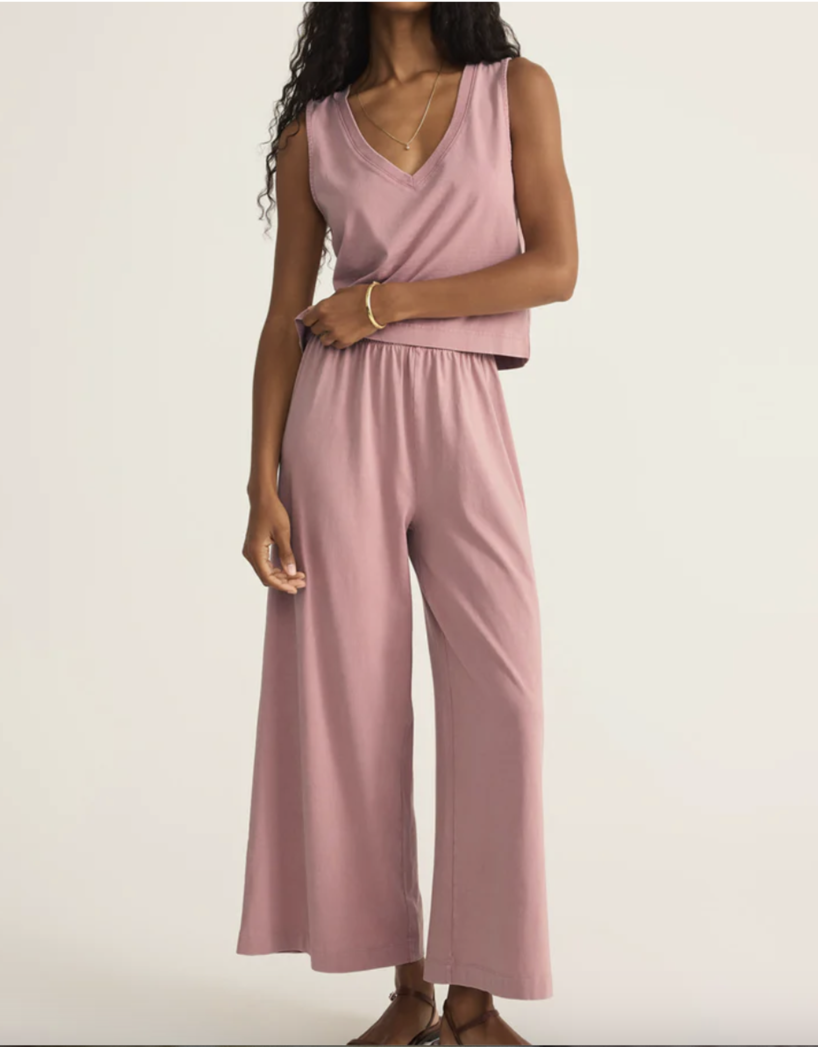Z Supply Z Supply- Zp212567 Scout Jersey crop flare pantalon SS25