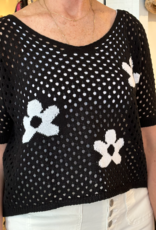 Pistache Pistache-M-8085  Mesh daisy Chandail SS25