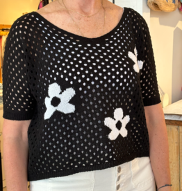 Pistache Pistache-M-8085  Mesh daisy Chandail SS25
