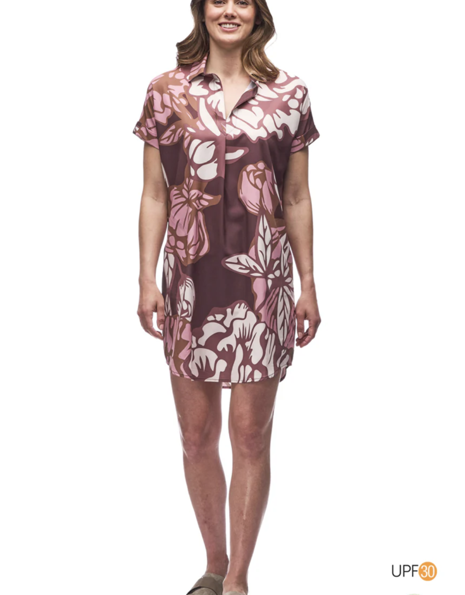 indyeva Indyeva - Frivol Burgundy Piwonia Robe SS25