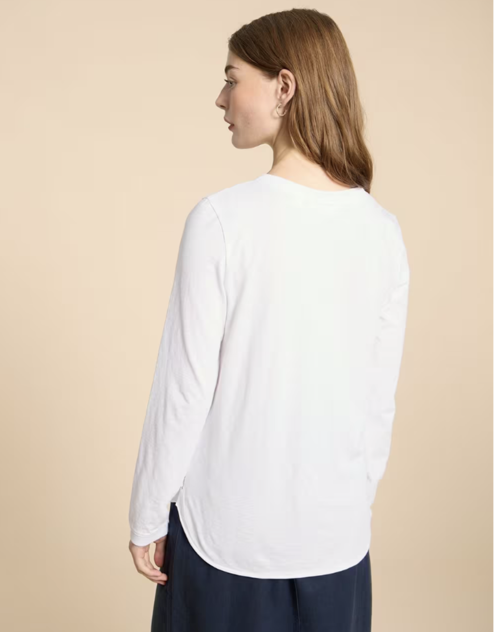 White Stuff White Stuff- 440353  Clara LS Tee FW25 (2 clrs )