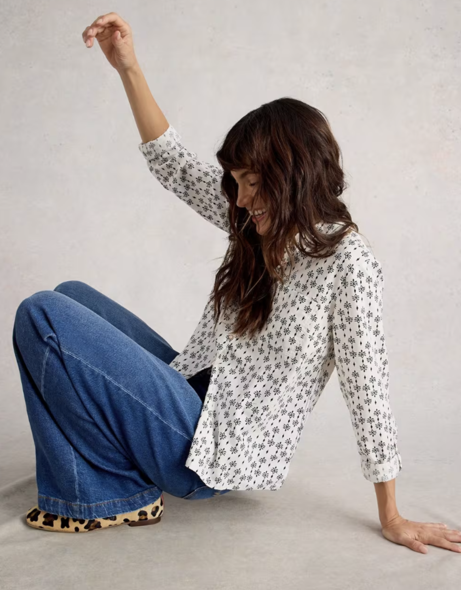 White Stuff White Stuff - 444302 Sophie Organic Cotton Shirt FW25