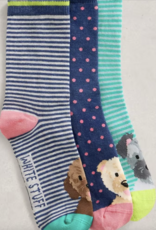 White Stuff White Stuff- 444141 3Pk Dog Pals ankle socks FW25 White Stuff White Stuff- 444141 3Pk Dog Pals ankle socks FW25