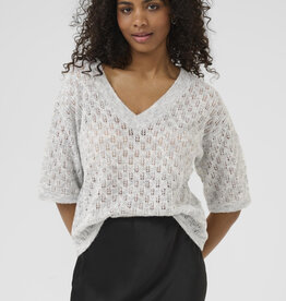 Kaffé Kaffe - KAlourine V-Neck Pullover FW25 (2 clrs)