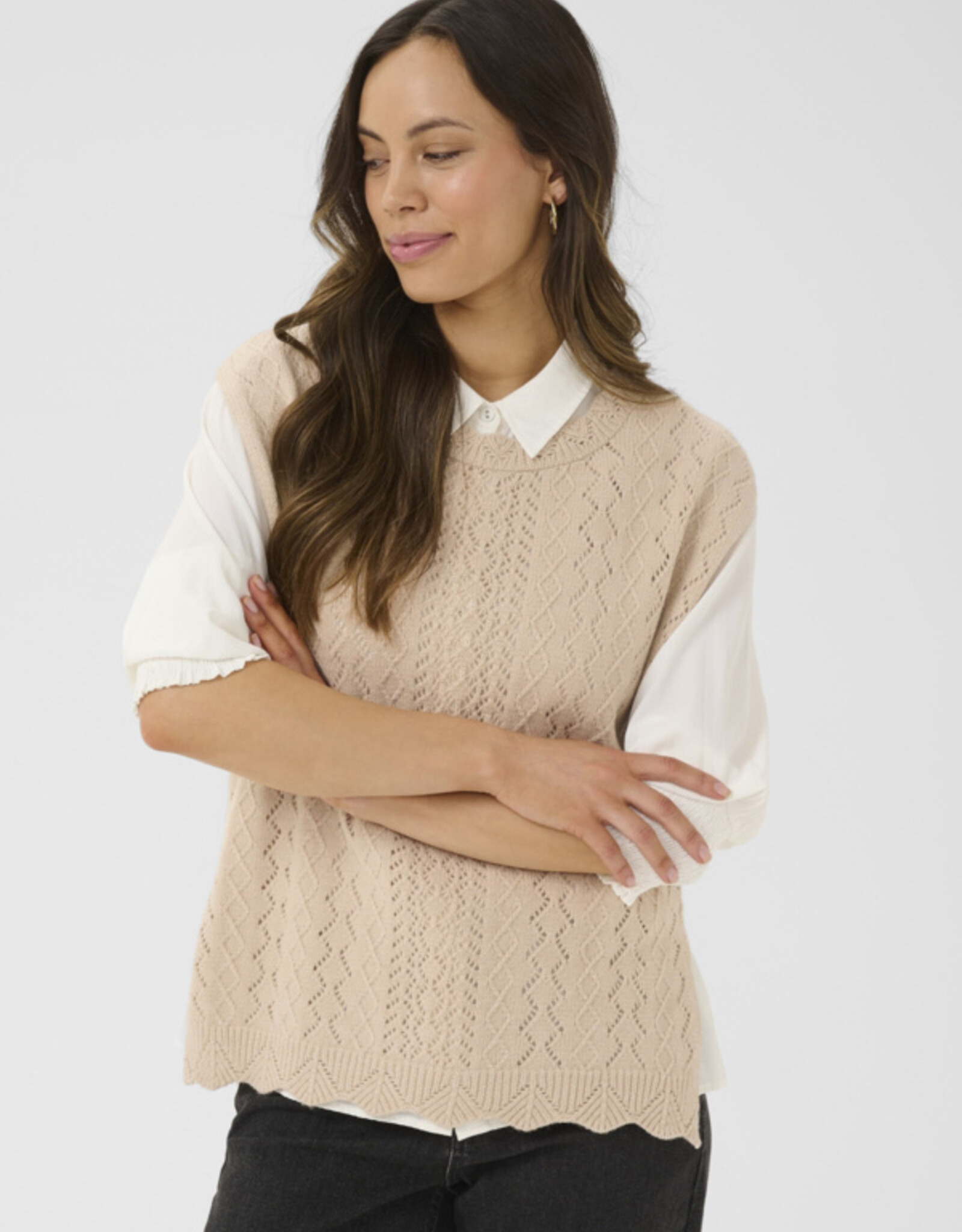 Cream Cream - CRGattie Knit Slipover FW25