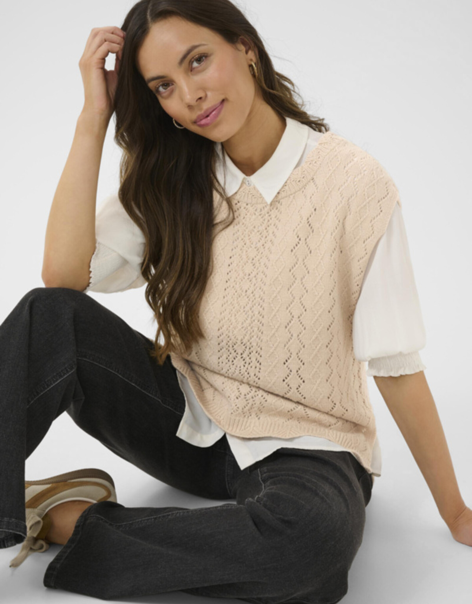 Cream Cream - CRGattie Knit Slipover FW25