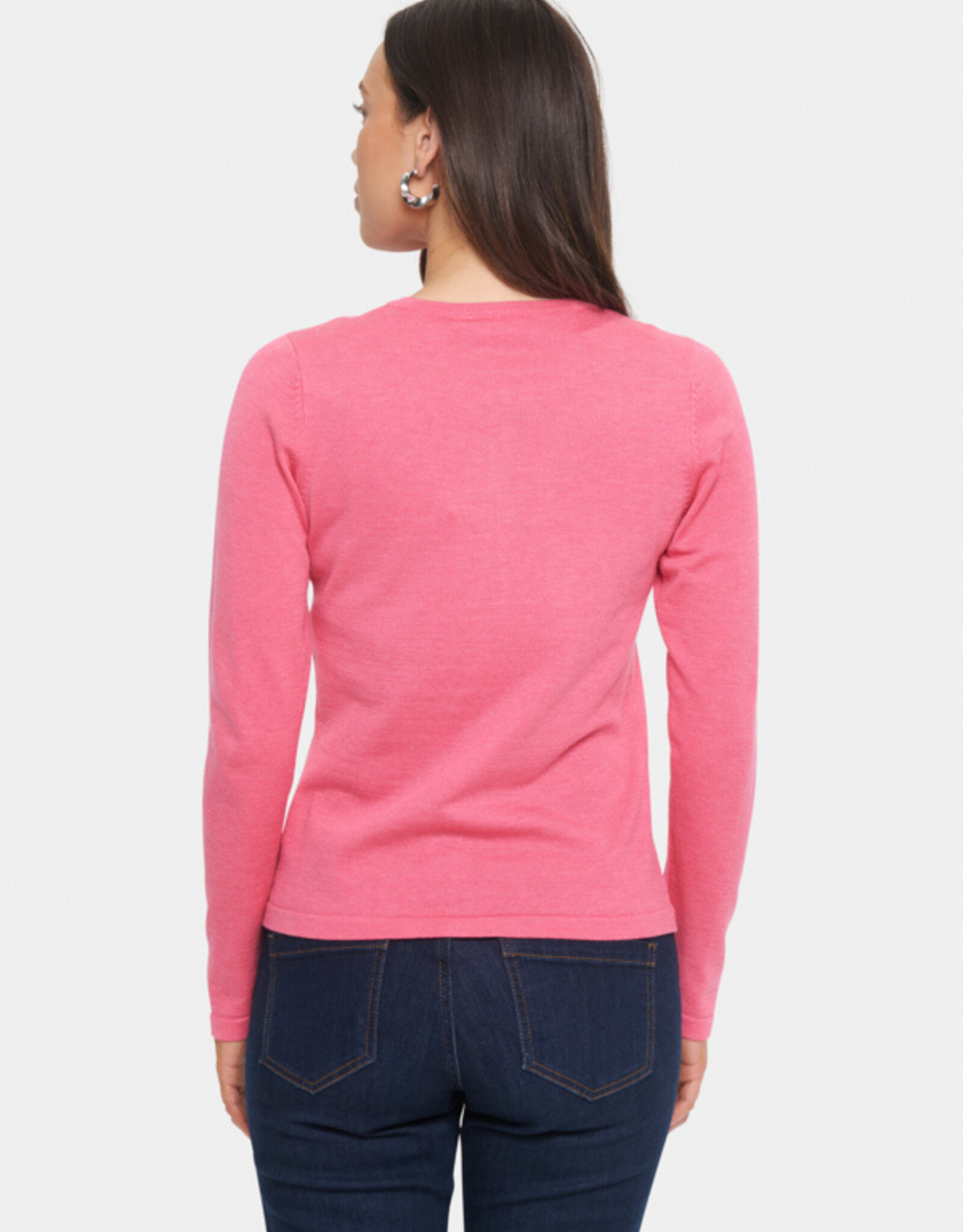Saint-Tropez Saint Tropez - MilaSZ R-Neck Cardigan FW25