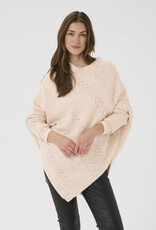 Cream Cream - CRHoliday Knit Poncho FW25