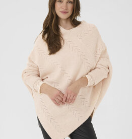 Cream Cream - CRHoliday Knit Poncho FW25