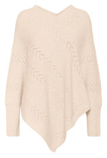 Cream Cream - CRHoliday Knit Poncho FW25