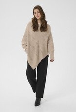 Cream Cream - CRHoliday Knit Poncho FW25