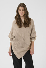 Cream Cream - CRHoliday Knit Poncho FW25