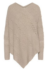 Cream Cream - CRHoliday Knit Poncho FW25