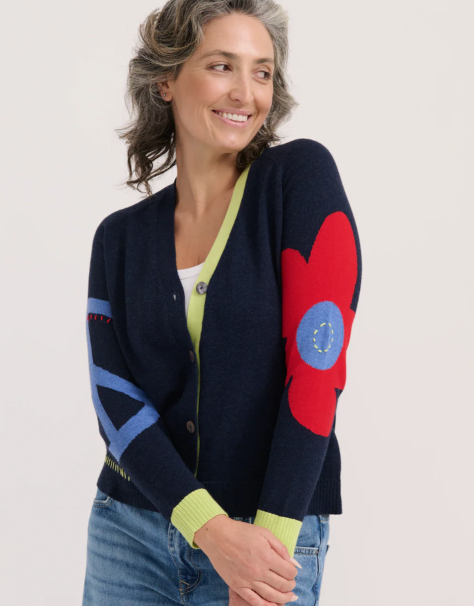 ZAKET & PLOVER Zaket & Plover - ZP7538U Peace Please Cardi FW25