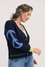 ZAKET & PLOVER Zaket & Plover - ZP7538U Peace Please Cardi FW25 ZAKET & PLOVER Zaket & Plover - ZP7538U Peace Please Cardi FW25