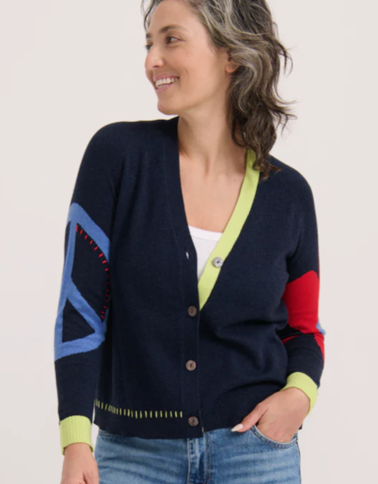 ZAKET & PLOVER Zaket & Plover - ZP7538U Peace Please Cardi FW25