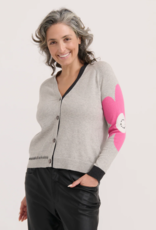 ZAKET & PLOVER Zaket & Plover - ZP7538U Peace Please Cardi FW25 ZAKET & PLOVER Zaket & Plover - ZP7538U Peace Please Cardi FW25