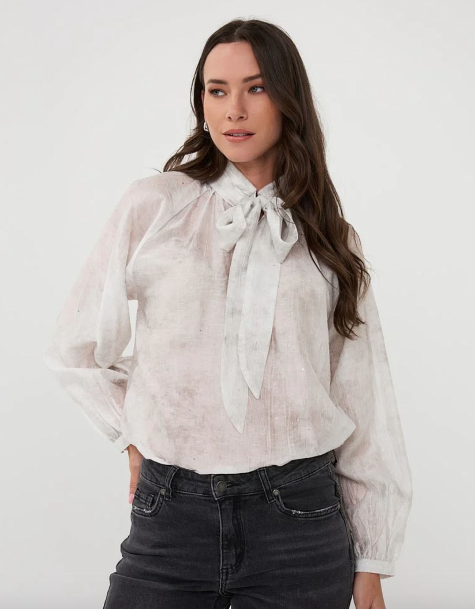 Esqualo Esqualo - F2514510 Blouse Raglan Shawl Collar FW25